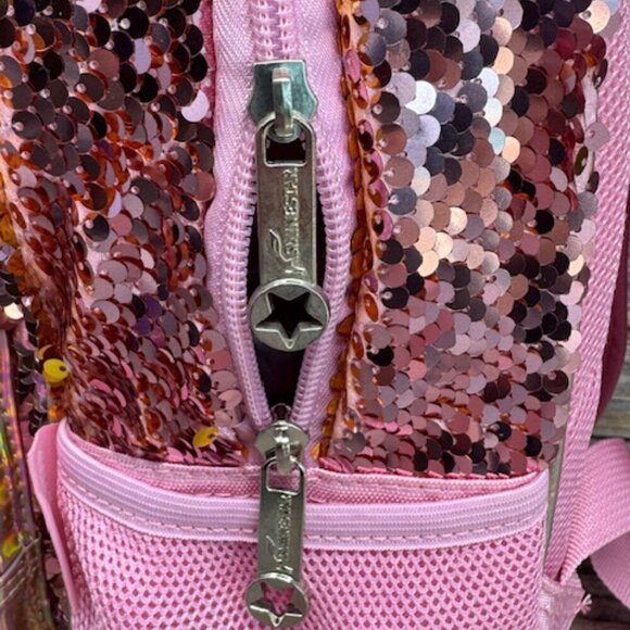 Sparkling Sequin Minnie Mouse Backpack Set NWT​ - Picture 11 of 11